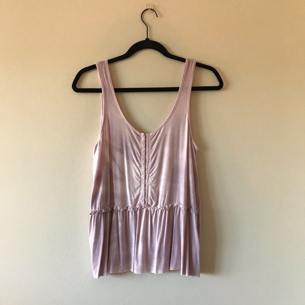 American Eagle Soft & Sexy Peplum Tank